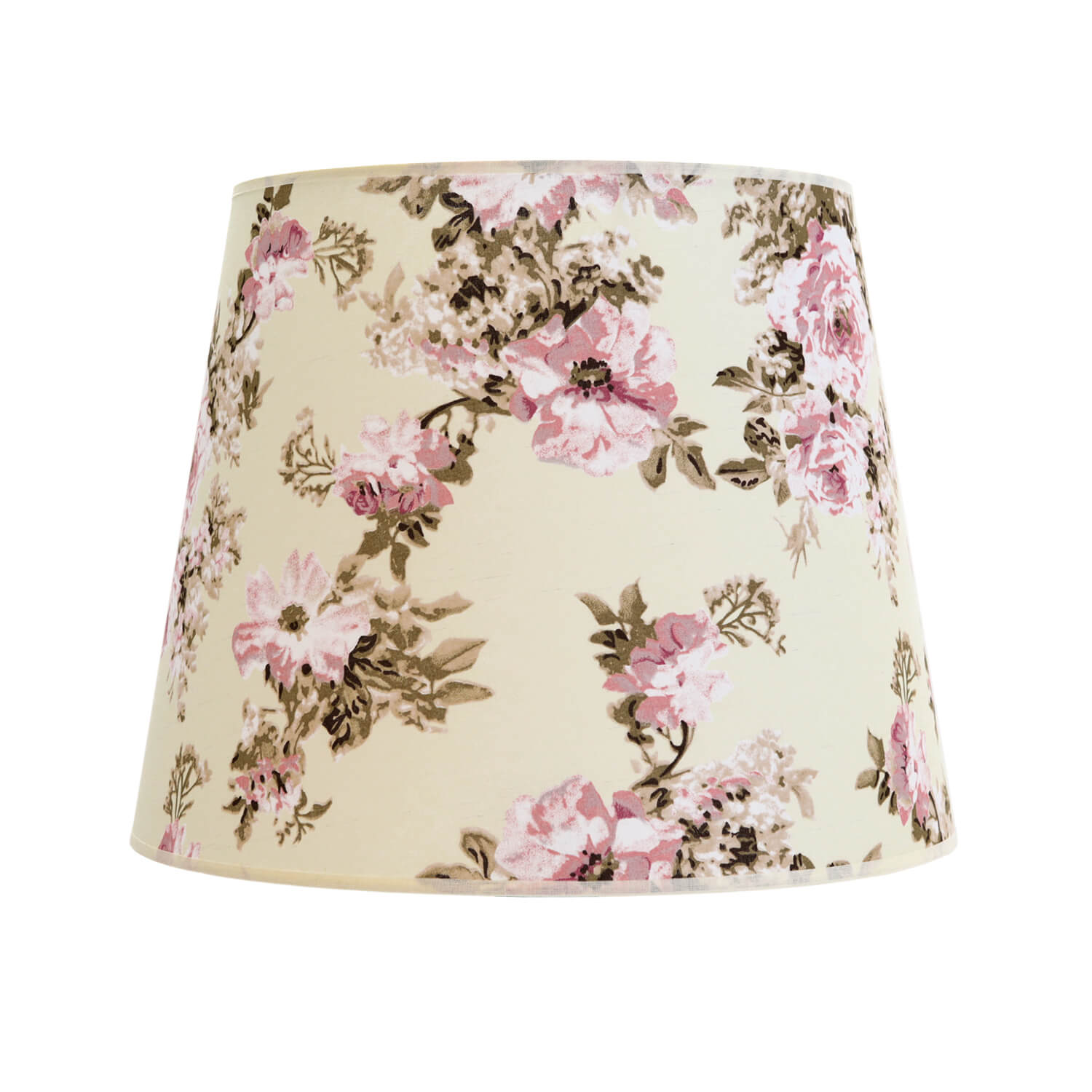 Stoff Lampenschirm Stehlampe Weiß Rosa Blumen E27 Stoff Lampenschirm Stehlampe Weiß Rosa Blumen E27