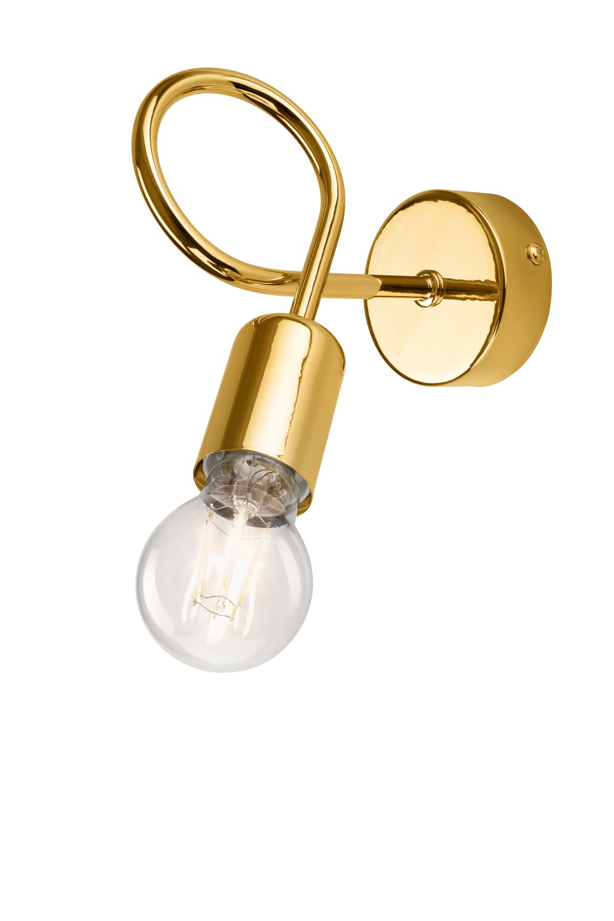Stylische Wandlampe MADALYNN Gold Metall Lampe Stylische Wandlampe MADALYNN Gold Metall Lampe