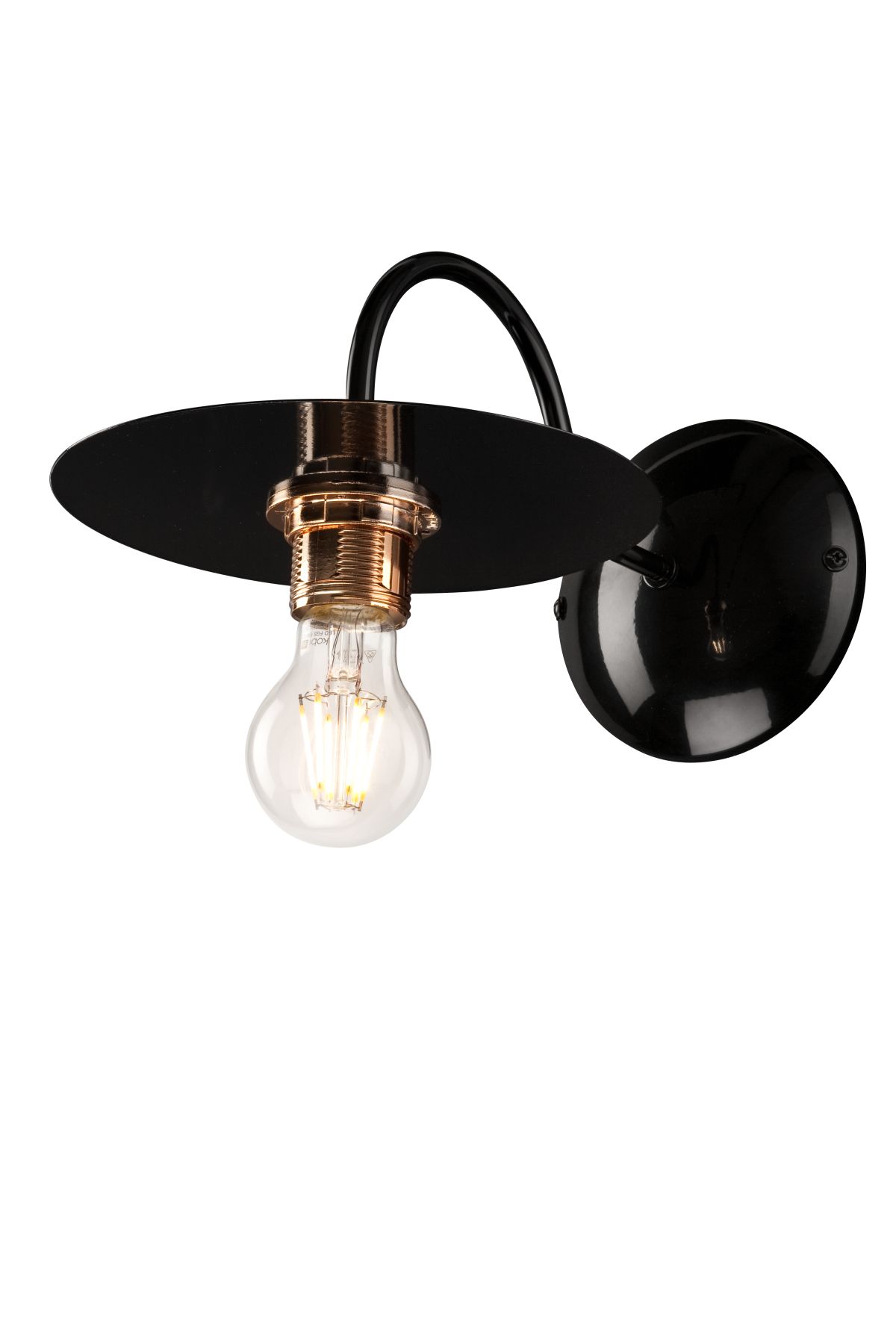 Wandlampe MYAH Schwarz Industrie Design Leuchte Wandlampe MYAH Schwarz Industrie Design Leuchte