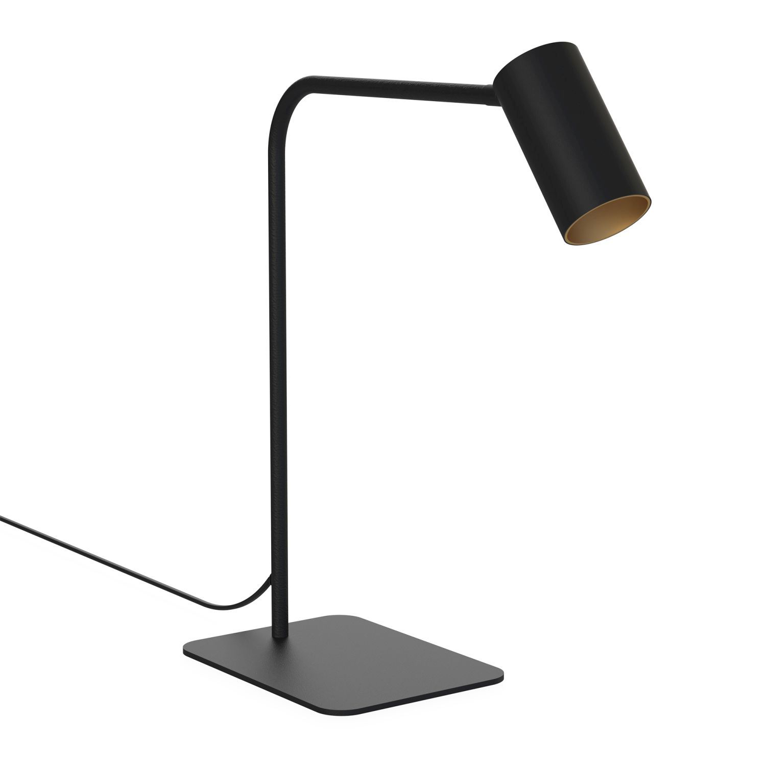 Elegante Schreibtischlampe Schwarz Gold 40cm Modern Elegante Schreibtischlampe Schwarz Gold 40cm Modern