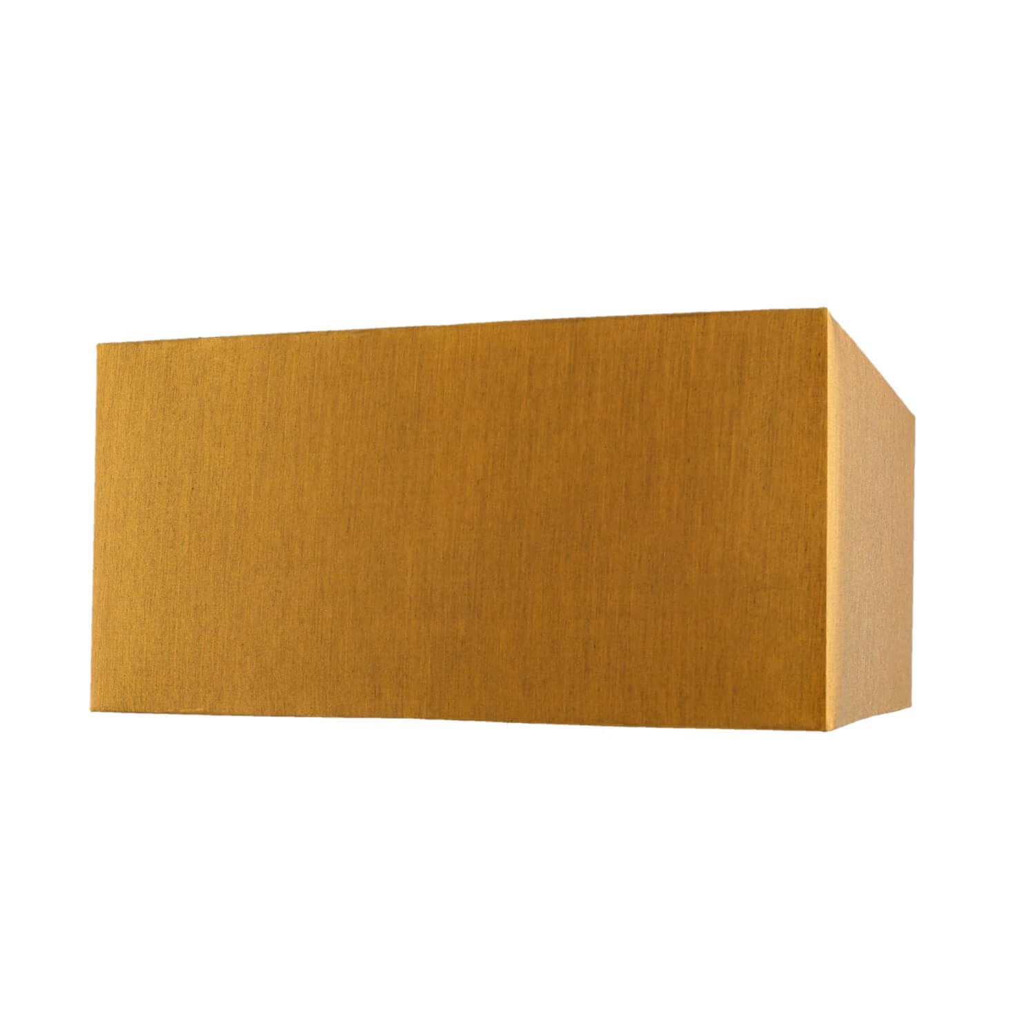 Eckiger Lampenschirm für Pendelleuchte in Gold Stoff Eckiger Lampenschirm für Pendelleuchte in Gold Stoff