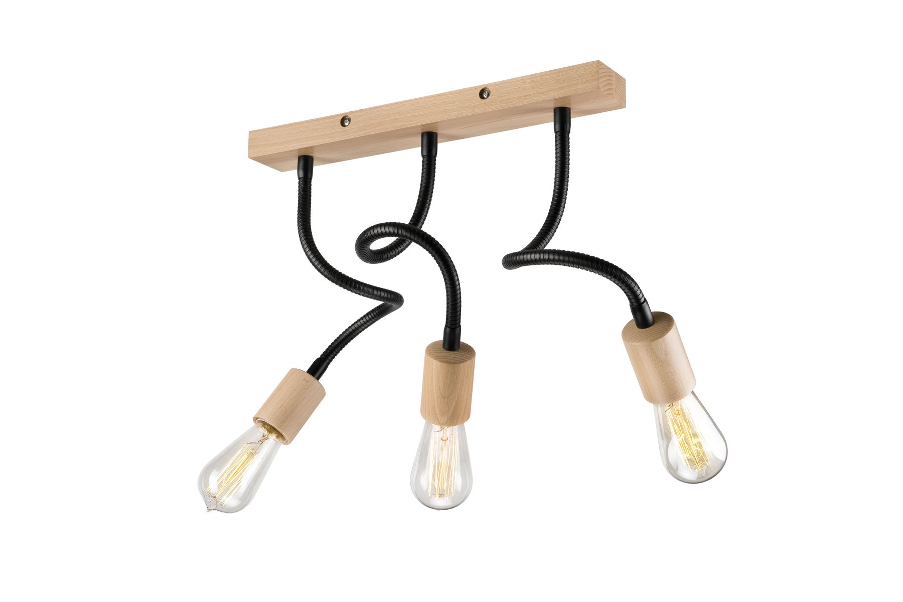 Deckenleuchte Schwarz Modern Wohnzimmer Holz Lampe Deckenleuchte Schwarz Modern Wohnzimmer Holz Lampe