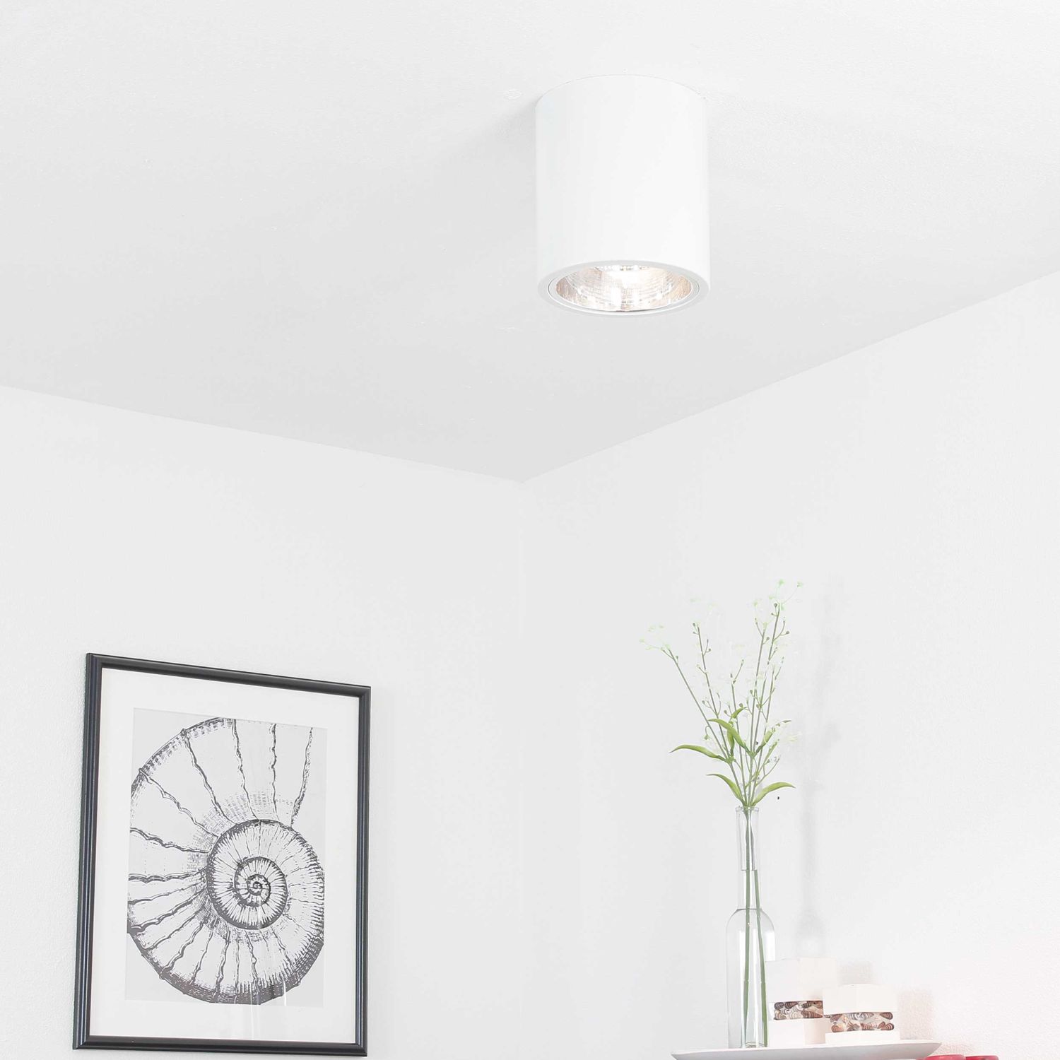 Runde Bauhaus Deckenleuchte Deckenstrahler E27 DOWNLIGHT ROUND für die Küche Runde Bauhaus Deckenleuchte Deckenstrahler E27 DOWNLIGHT ROUND für die Küche