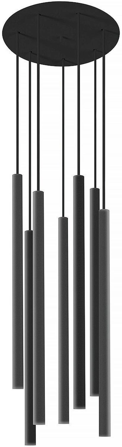 Pendelleuchte Schwarz 7-flmg Esstisch Lampe CULT Pendelleuchte Schwarz 7-flmg Esstisch Lampe CULT