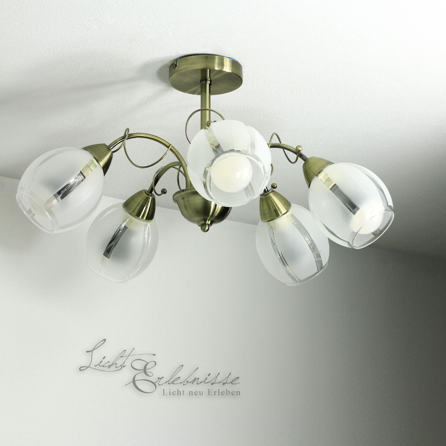 Jugendstil Deckenleuchte Deckenlampe E27 Jugendstil Deckenleuchte Deckenlampe E27