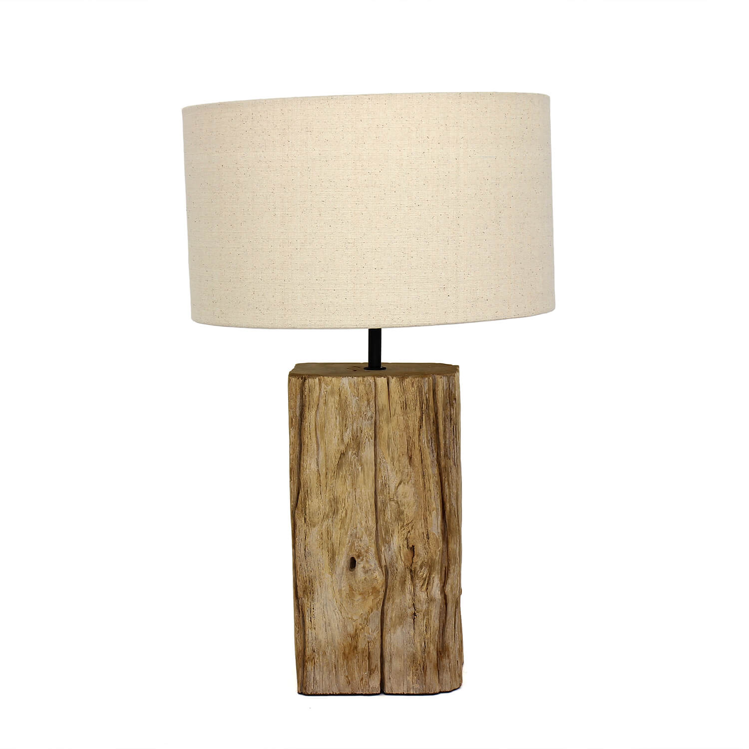 Design Tischlampe Treibholz Stoffschirm Handarbeit DAO Design Tischlampe Treibholz Stoffschirm Handarbeit DAO