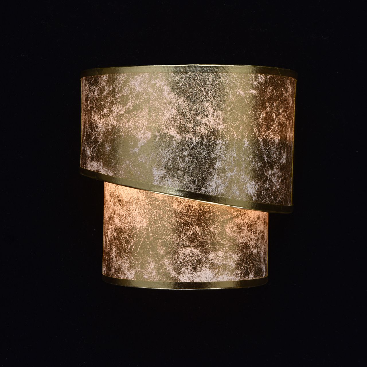 Wandlampe Gold Stoff Modern Flur stylish MAHONIA Wandlampe Gold Stoff Modern Flur stylish MAHONIA