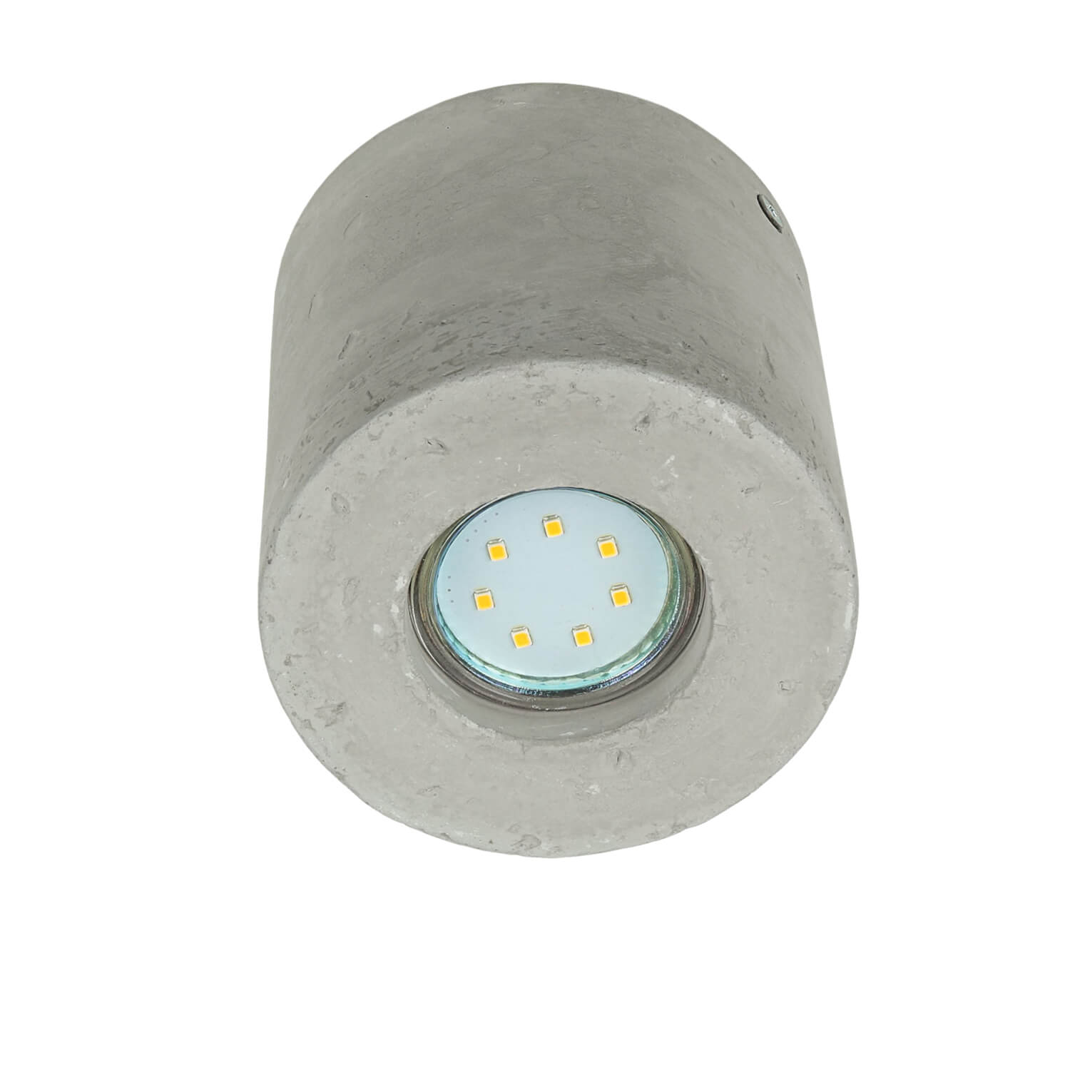 Vielseitiger Deckenspot Beton Ø10cm klein rund GU10 Vielseitiger Deckenspot Beton Ø10cm klein rund GU10