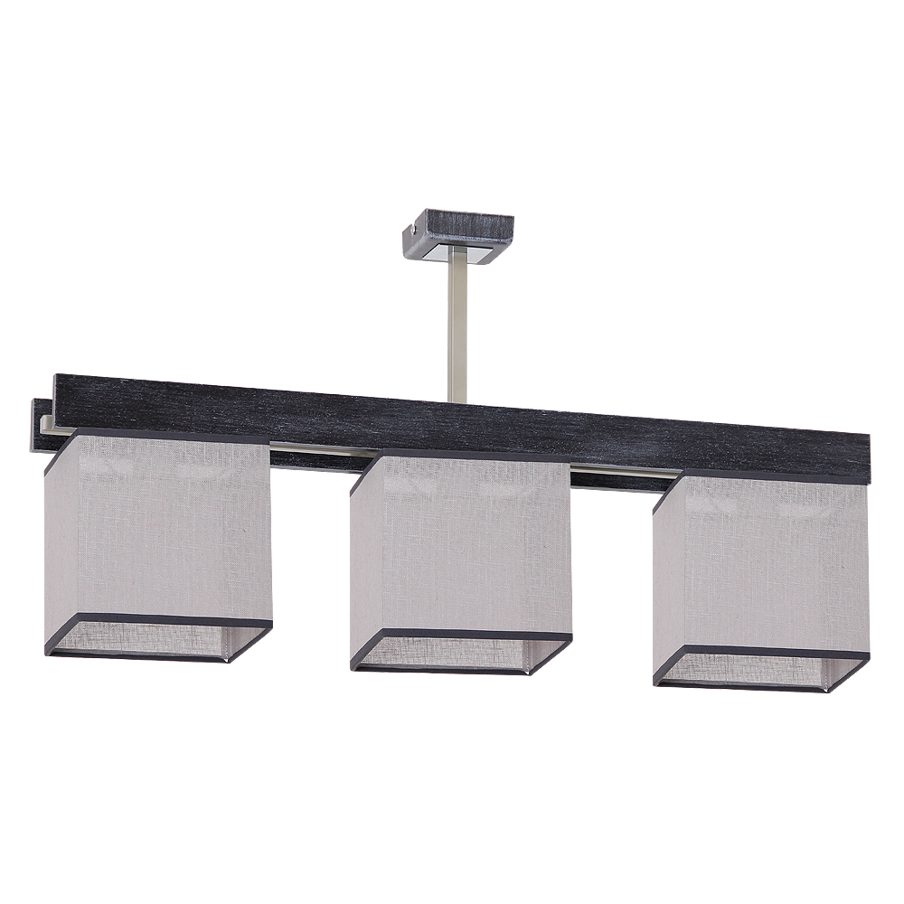 Deckenleuchte IDEA GREY in Schwarz 3-flmg Deckenleuchte IDEA GREY in Schwarz 3-flmg
