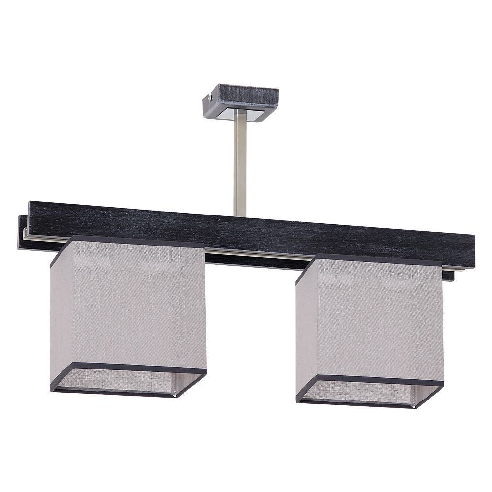 Deckenleuchte IDEA GREY in Schwarz 2-flmg Deckenleuchte IDEA GREY in Schwarz 2-flmg