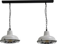 Industrie K&uuml;chenlampe in Wei&szlig;