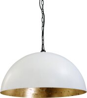 Pendelleuchte LARINO Wei&szlig; Gold &Oslash;50cm E27...