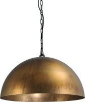 Industrie H&auml;ngeleuchte Messing Antik &Oslash;50cm...