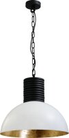 Premium Pendelleuchte Wei&szlig; Gold &Oslash;40cm Loft...