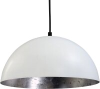Vintage Pendelleuchte E27 Wei&szlig;