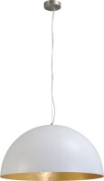 Pendelleuchte Wei&szlig; Gold &Oslash;60cm Handarbeit LARINO