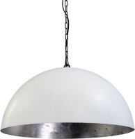 Design Pendelleuchte Wei&szlig; Silber gro&szlig;...