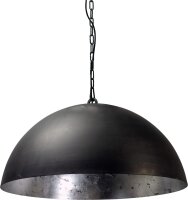 LARINO H&auml;ngelampe Grau Metall Silber &Oslash;60cm...