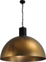 Loft Pendelleuchte Messing Antik XXL &Oslash;80cm LARINO