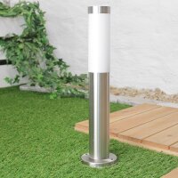 Edelstahl Wegeleuchte Silber Ø6cm H:45cm IP44