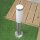 Edelstahl Wegeleuchte Silber Ø6cm H:45cm IP44