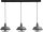 Pendelleuchte Grau &Oslash;25cm 3xE27 L:100cm Ziergitter
