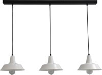Industrie Pendelleuchte K&uuml;chenlampe Wei&szlig;