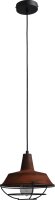 Loft H&auml;ngelampe Braun Antik &Oslash;25cm E27 Ziergitter