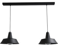 Industrie Pendelleuchte K&uuml;chenlampe Schwarz