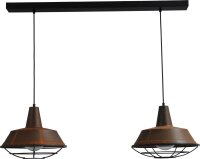 H&auml;ngeleuchte Braun Antik Ziergitter &Oslash;35cm...