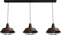 Design Pendelleuchte Braun Antik &Oslash;35cm 3xE27 PRATO
