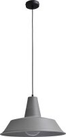 Industrie H&auml;ngelampe Grau &Oslash;45cm Handarbeit PRATO