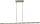 Dimmbare LED Pendelleuchte mit Glasschirm Schwarz