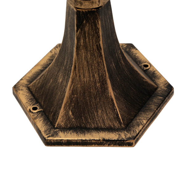 Außen Stehlampe Kupfer Antik Tiffany Stil SALZBURG