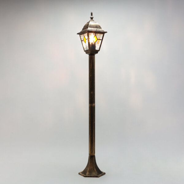 Außen Stehlampe Kupfer Antik Tiffany Stil SALZBURG