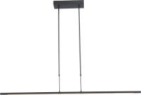Dimmbare dünne LED Pendelleuchte REAL Nickel dunkel