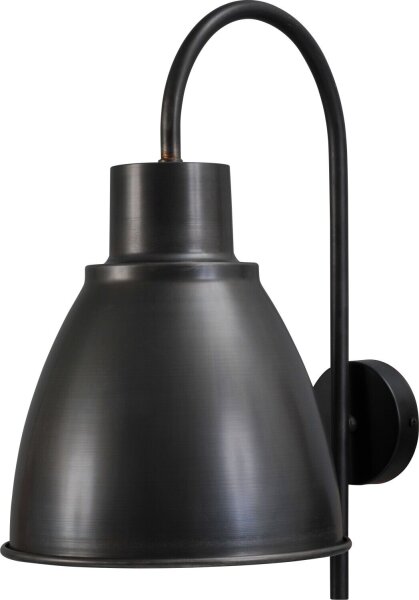 Loft Hotelleuchte E27 Loft in Schwarz Roter Metall Optik