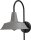 Wandlampe Grau XXL Schirm &Oslash;25cm Handarbeit PRATO