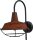 Wandlampe Braun PRATO Schirmgitter &Oslash;25cm Industrie