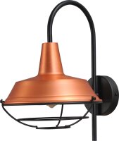 Industrie Wandleuchte Kupfer Schirm &Oslash;25cm PRATO