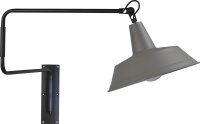 Premium Wandleuchte Grau Handarbeit &Oslash;35cm PRATO