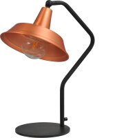 Tischlampe in Kupfer Industriestil Schirm &empty;25cm