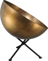 Industrie Tischlampe in Messing Antik &Oslash;40cm LARINO