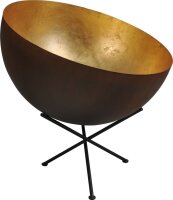 Standleuchte Braun Antik Gold &Oslash;60cm H:70cm LARINO