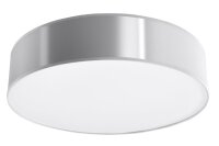 Moderne runde Deckenleuchte Deckenlampe in Grau