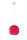 Zeitlose runde Pendelleuchte mit Glasschirm in Rot