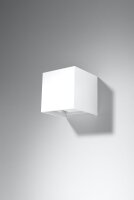 LED Wandlampe JAZZINELLE Weiß quadratisch IP54 Up Down
