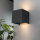LED Wandleuchte Schwarz IP54 B:10cm Up Down Wandlampe