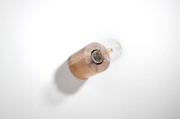 Wohnliche Wandlampe JAZLEAN Holz Ø10cm rund...