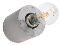 Runde Betonlampe Wand Ø10cm klein für E27...